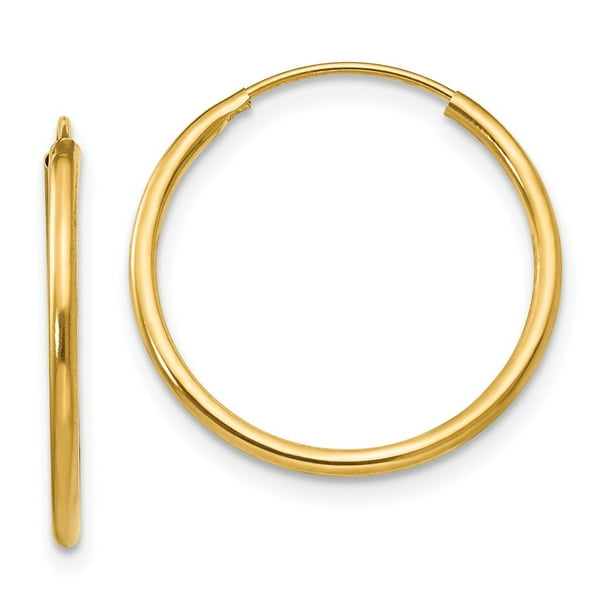 Best Quality Free Gift Box 14k Madi K Endless Hoop Earrings Best Quality Free Gift Box 14k Madi K Endless Hoop Earrings